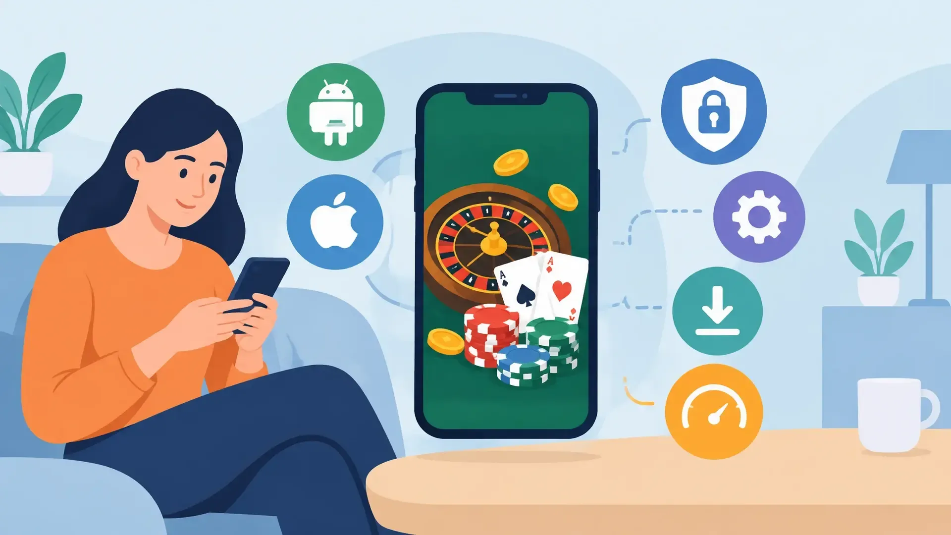 Gids voor casino-apps: werking, veiligheid, prestaties en installatie op mobiel